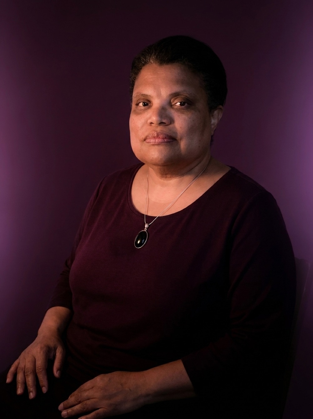 Cherise Pollard, Ma'hara, seated in candlelight, present and grounded