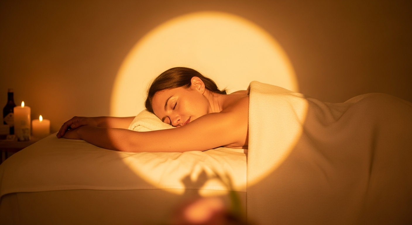 A soft, warm scene of rest and reconnection